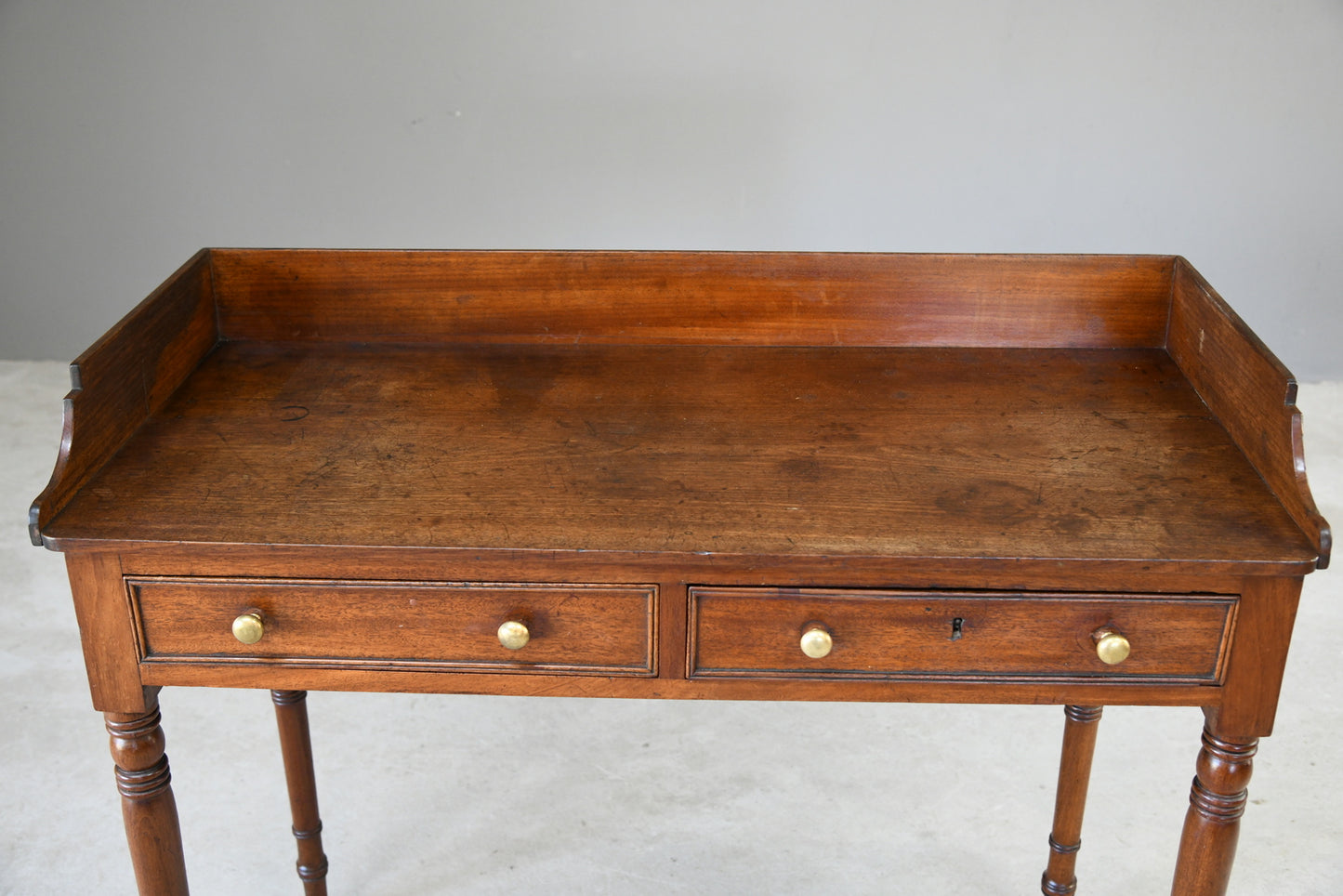 Victorian Mahogany Console Table / Washstand