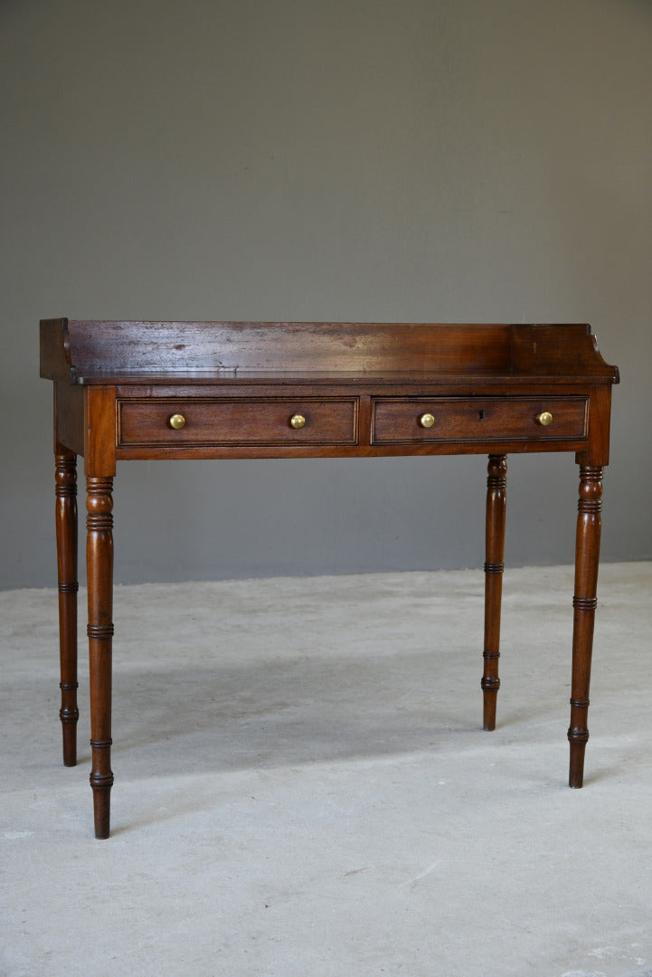 Victorian Mahogany Console Table / Washstand