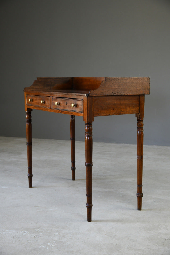 Victorian Mahogany Console Table / Washstand