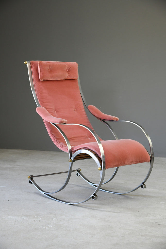 20th Century Steel Rocking Chair