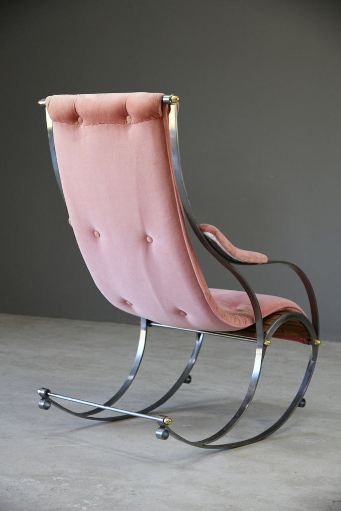 20th Century Steel Rocking Chair