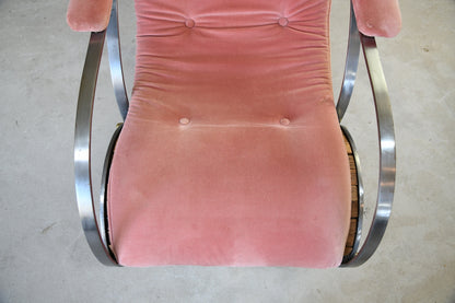 20th Century Steel Rocking Chair