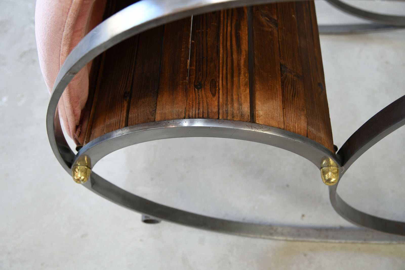 20th Century Steel Rocking Chair