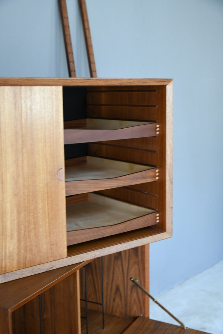 Retro Danish Cado Teak Modular Wall Shelving