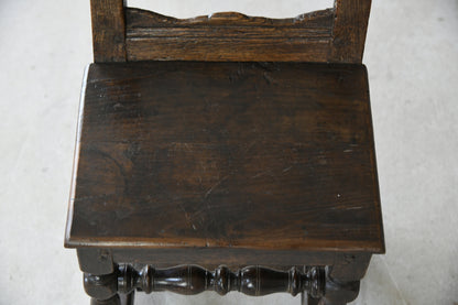 17th Century Oak Stool