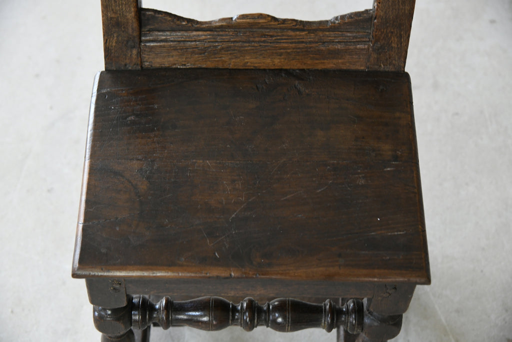 17th Century Oak Stool