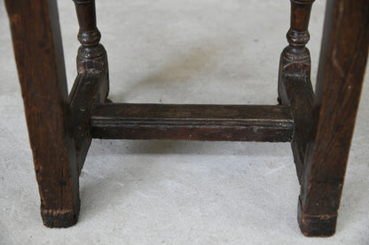 17th Century Oak Stool