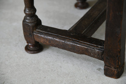 17th Century Oak Stool