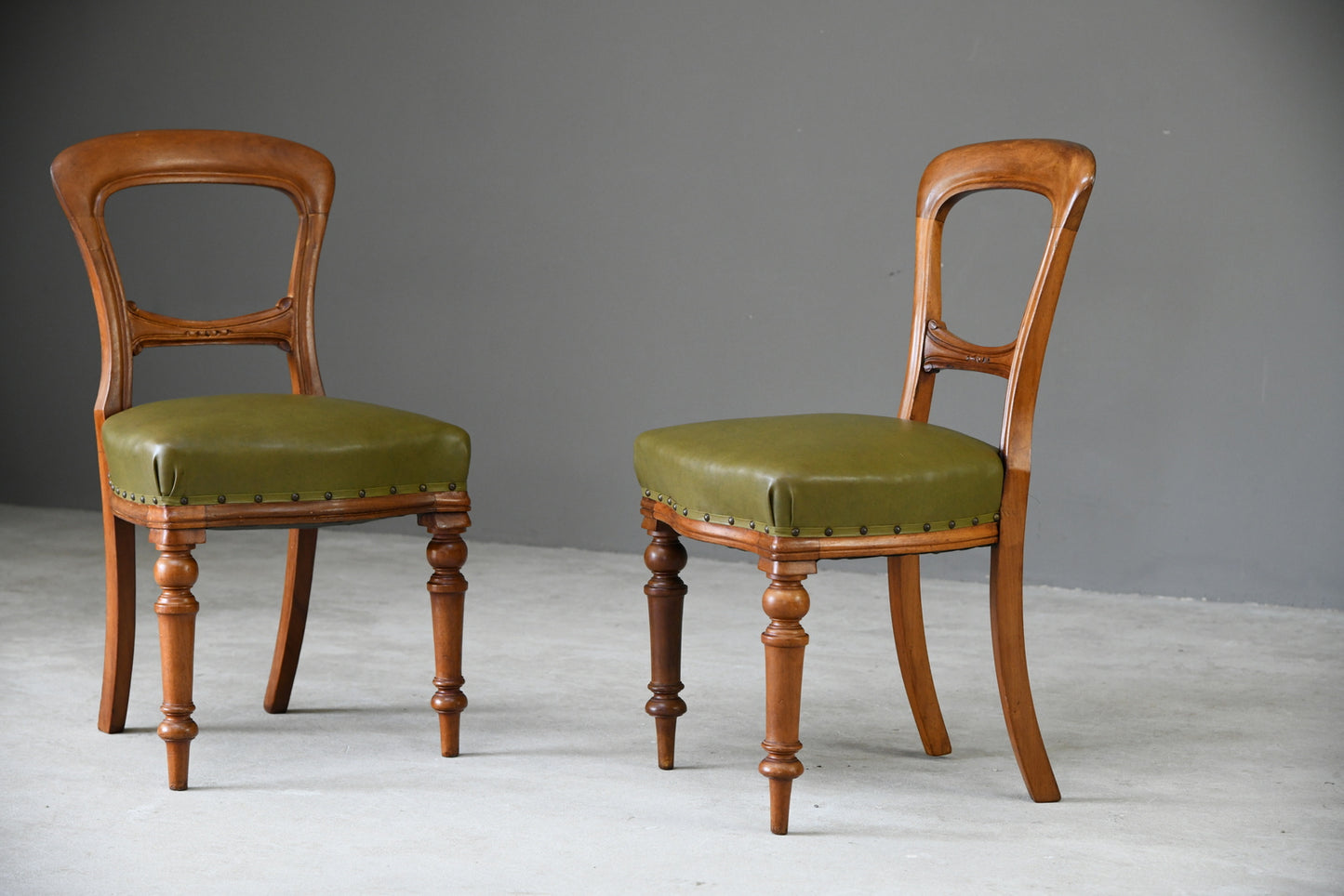 4 Victorian Mahogany Dining Chairs