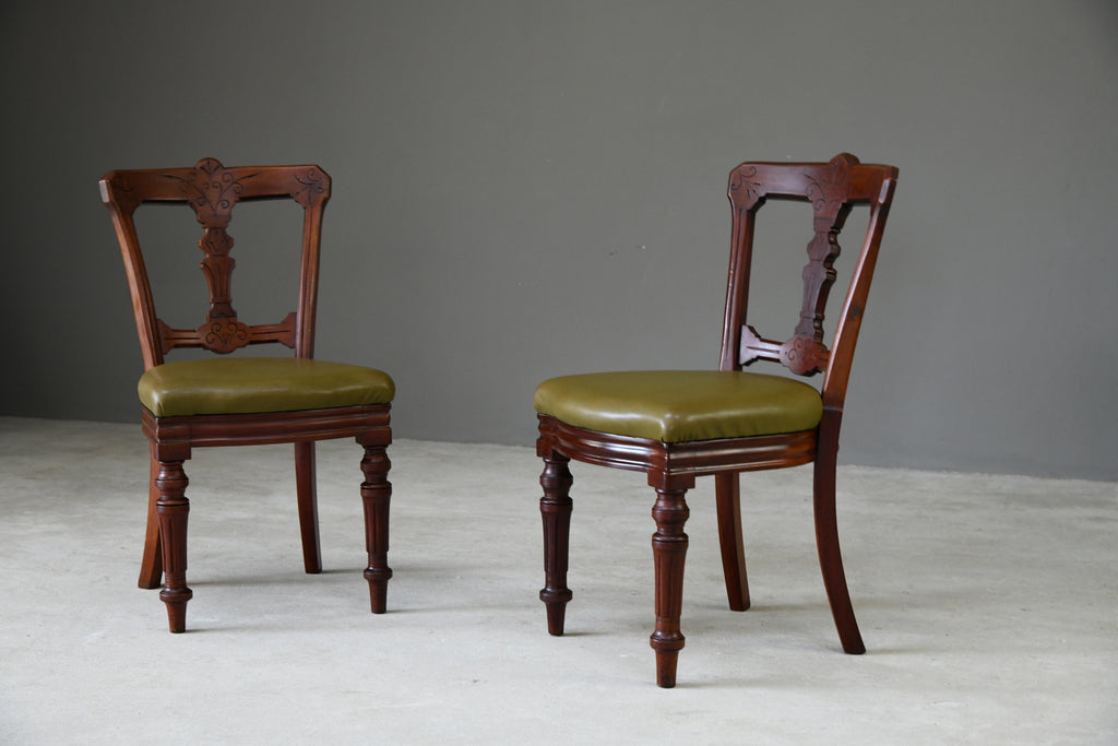 Pair Antique Dining Chairs
