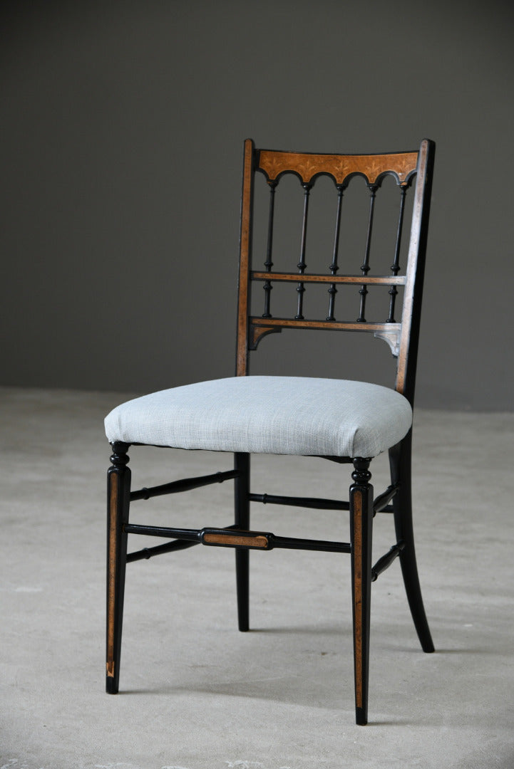 Victorian Ebonised Occasional Chair