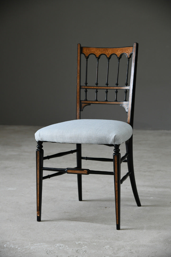 Victorian Ebonised Occasional Chair