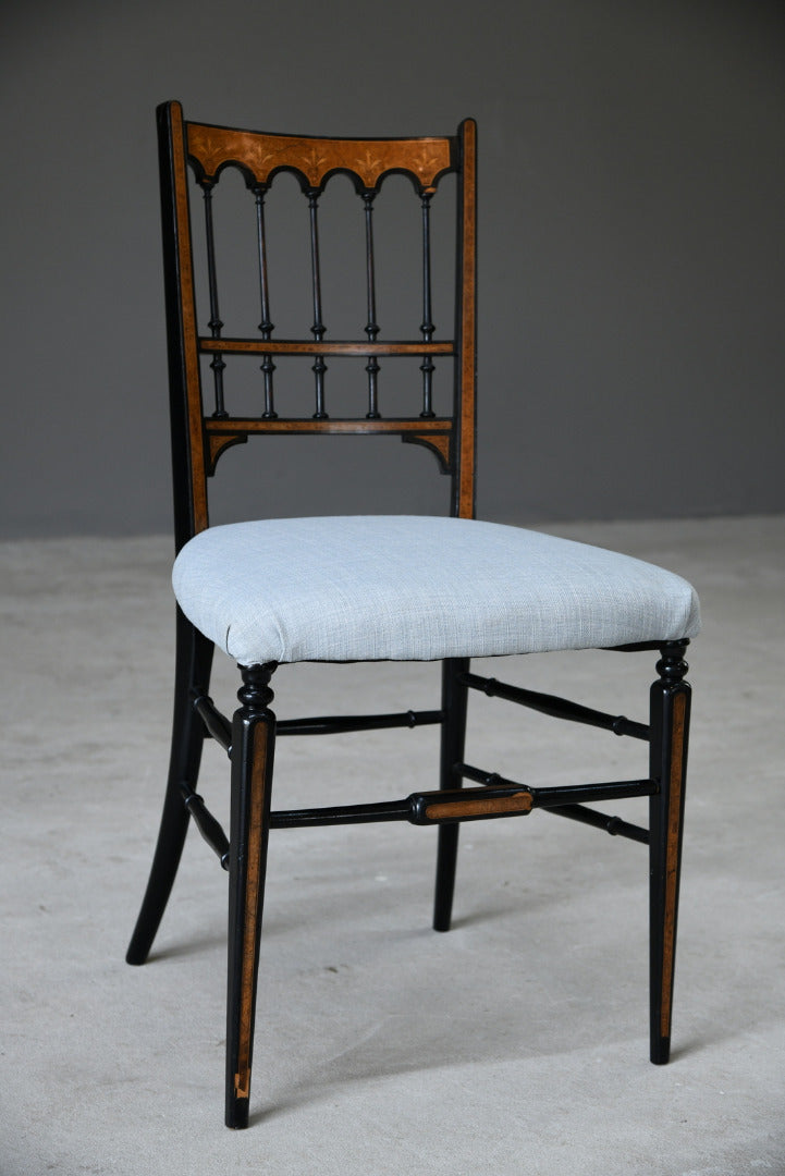 Victorian Ebonised Occasional Chair