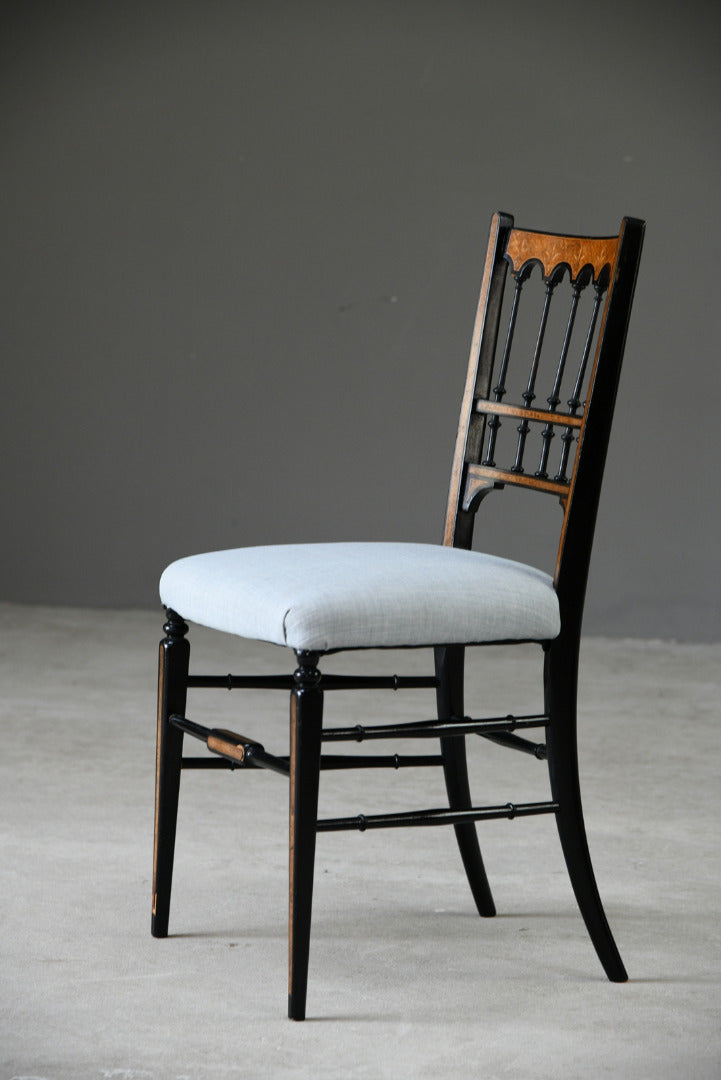 Victorian Ebonised Occasional Chair