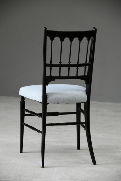 Victorian Ebonised Occasional Chair