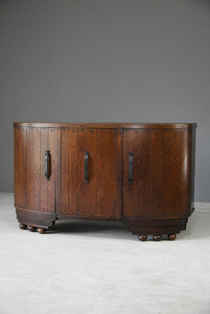 Deco Style Oak Sideboard