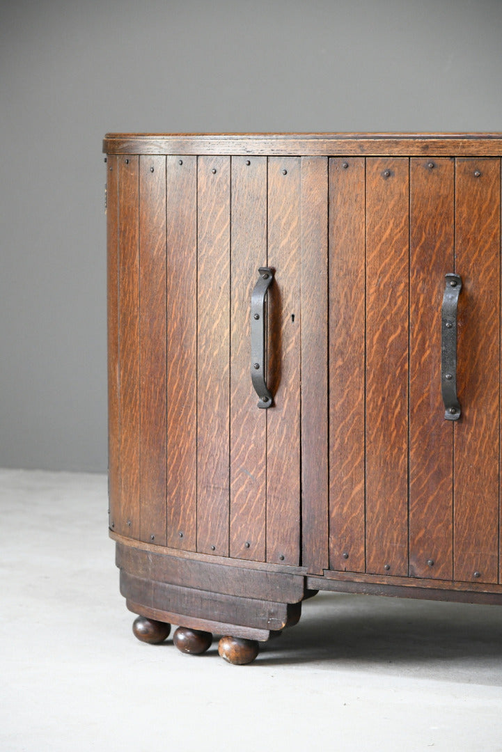 Deco Style Oak Sideboard