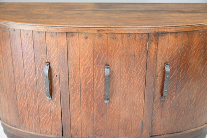 Deco Style Oak Sideboard