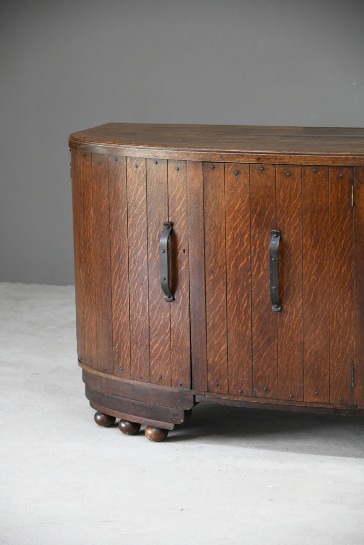 Deco Style Oak Sideboard