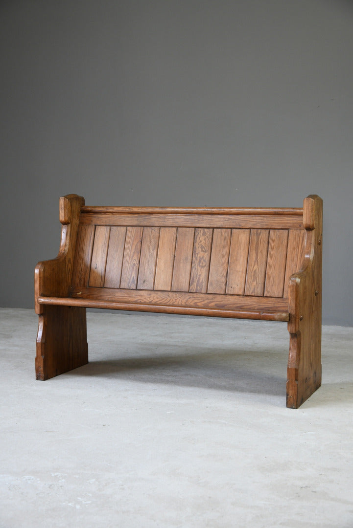 Pitch Pine Pew Chapel Bench