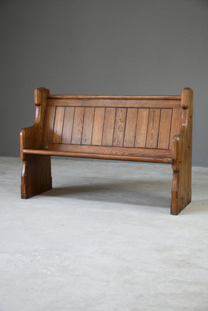 Pitch Pine Pew Chapel Bench