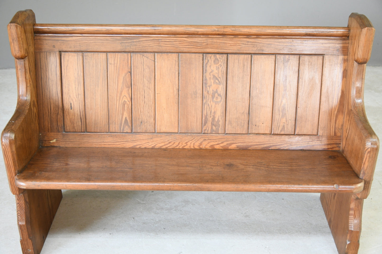 Pitch Pine Pew Chapel Bench