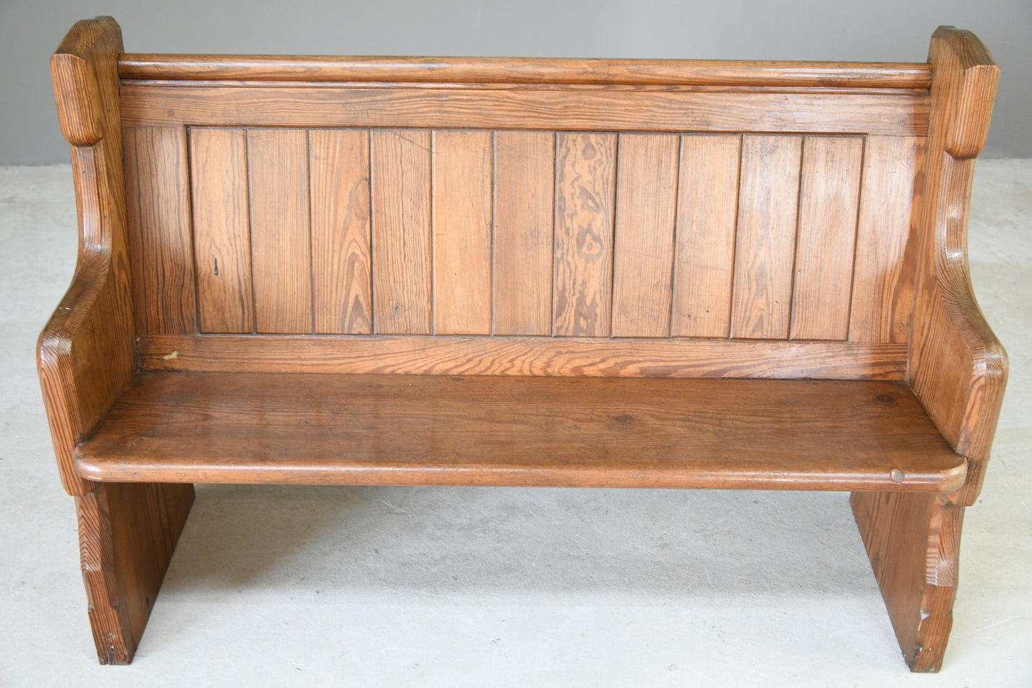 Pitch Pine Pew Chapel Bench