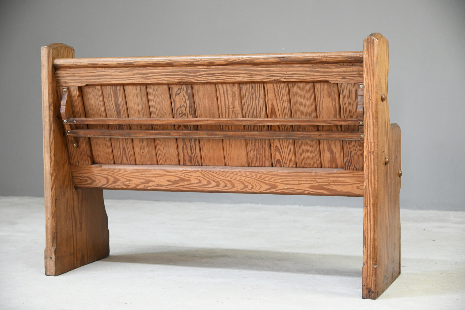 Pitch Pine Pew Chapel Bench