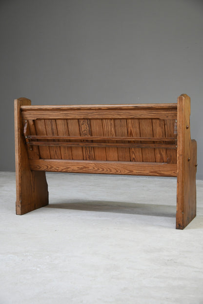 Pitch Pine Pew Chapel Bench