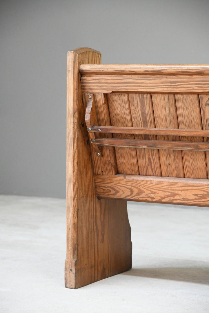 Pitch Pine Pew Chapel Bench