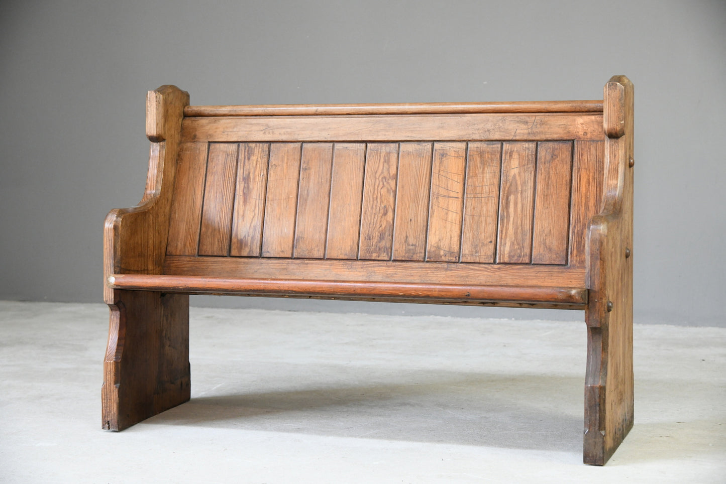 Pitch Pine Pew Chapel Bench