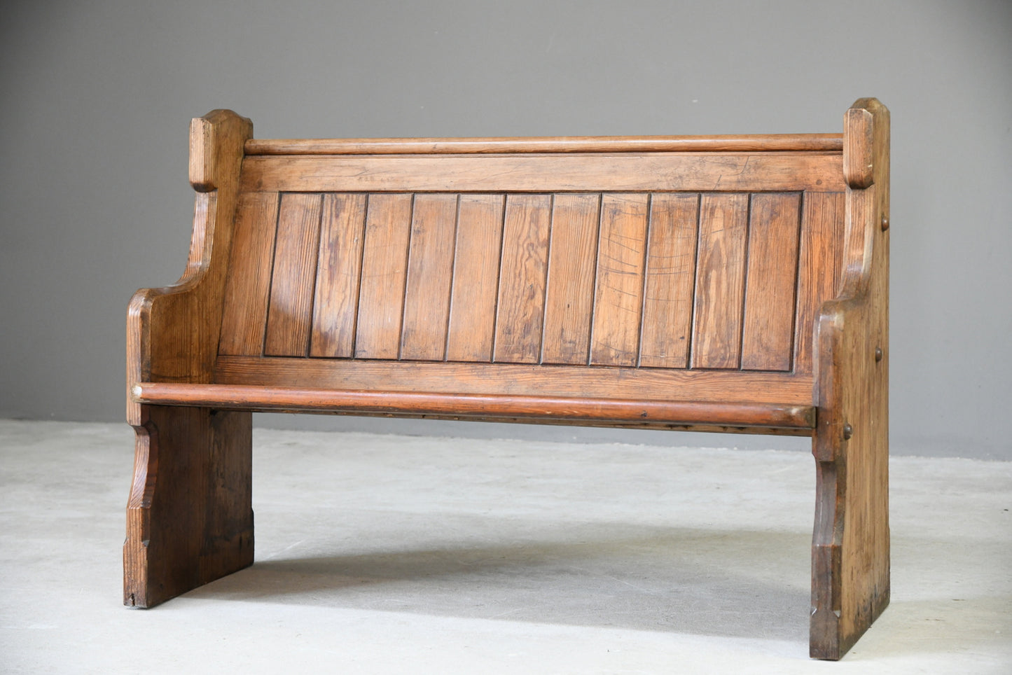 Pitch Pine Pew Chapel Bench