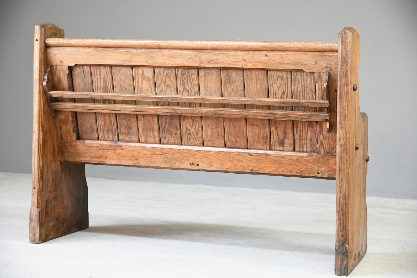 Pitch Pine Pew Chapel Bench