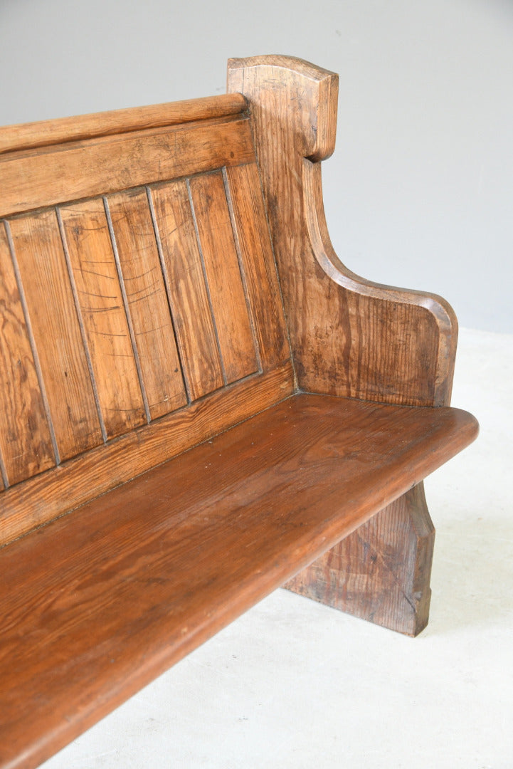 Pitch Pine Pew Chapel Bench