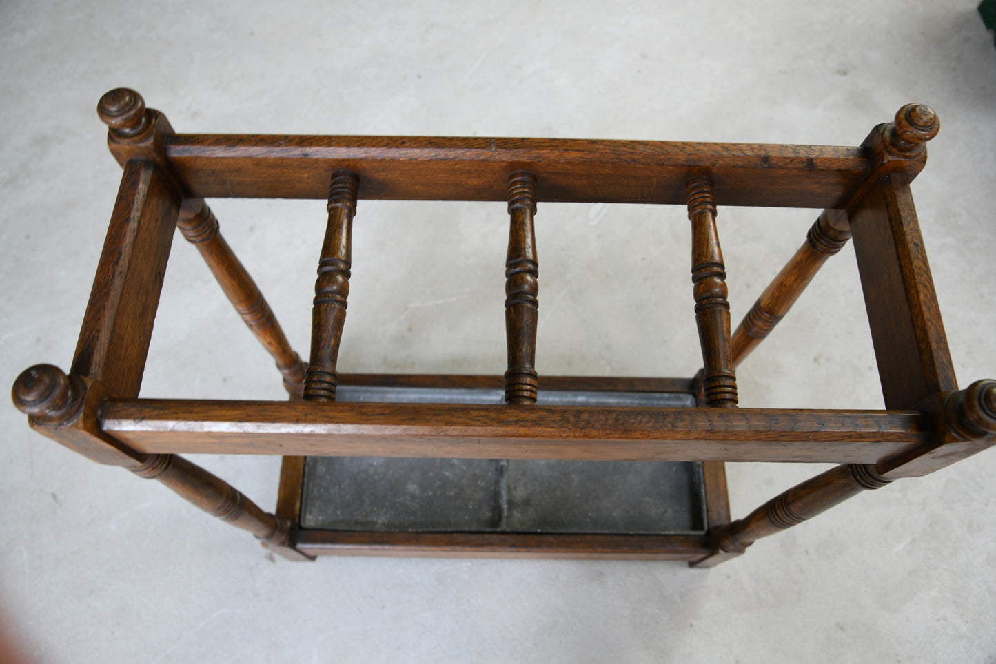 Early 20th Century Oak Stick Stand