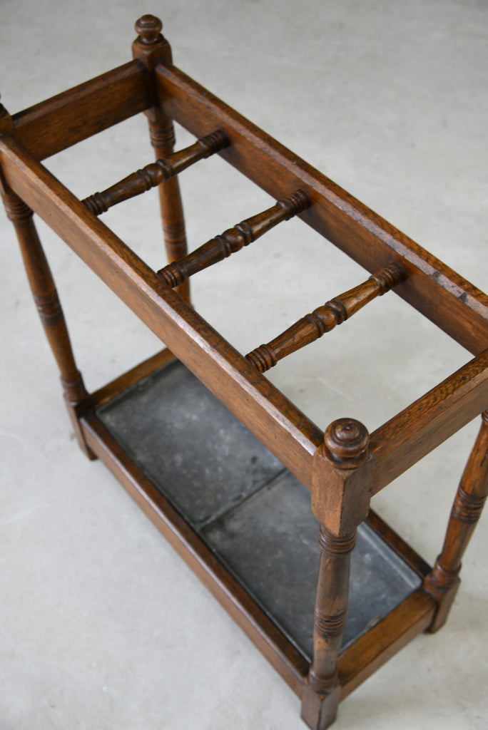 Early 20th Century Oak Stick Stand
