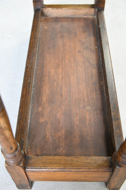 Early 20th Century Oak Stick Stand