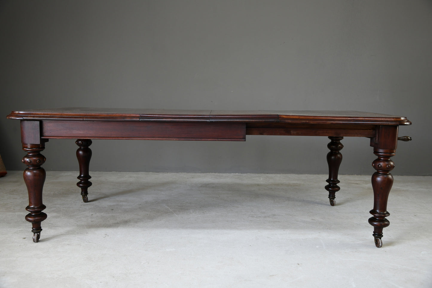 Large Mahogany Extending Dining Table