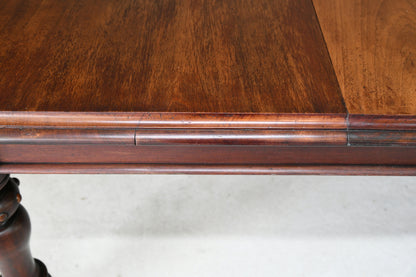 Large Mahogany Extending Dining Table