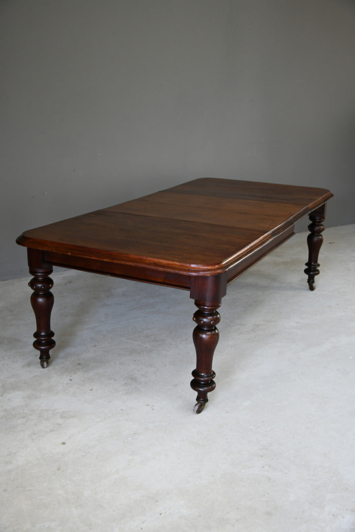 Large Mahogany Extending Dining Table