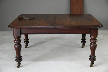 Large Mahogany Extending Dining Table