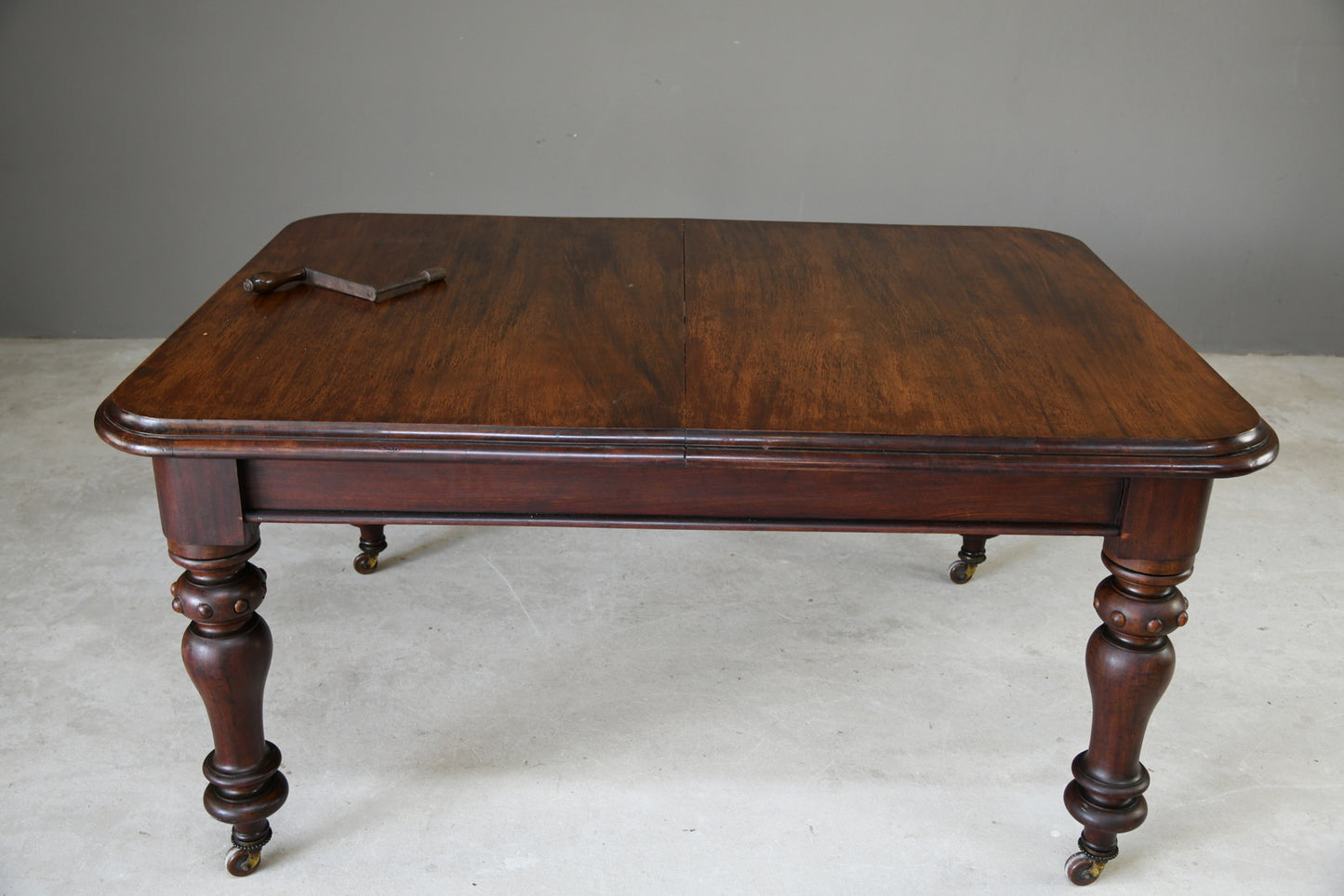 Large Mahogany Extending Dining Table