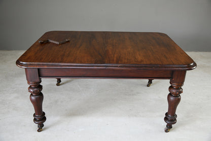 Large Mahogany Extending Dining Table