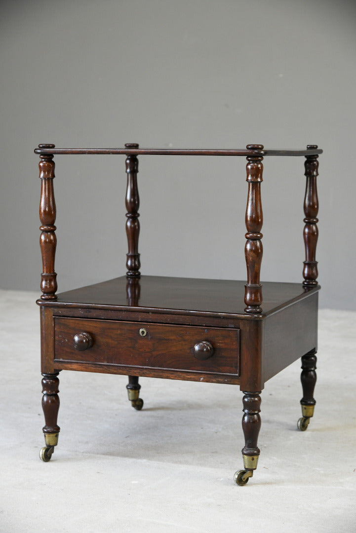 Antique Rosewood Whatnot Nightstand