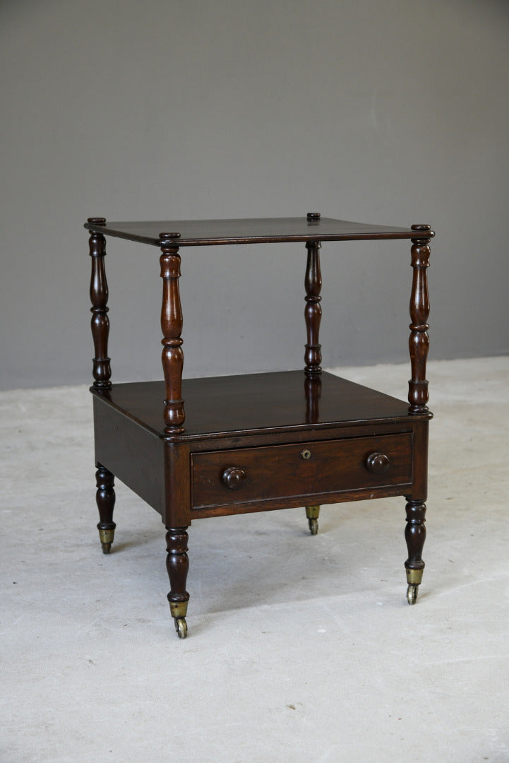 Antique Rosewood Whatnot Nightstand