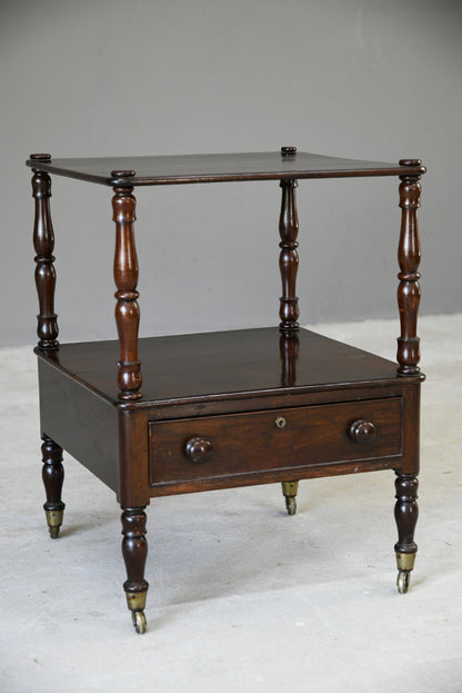 Antique Rosewood Whatnot Nightstand