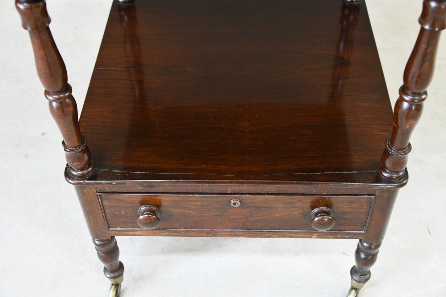 Antique Rosewood Whatnot Nightstand