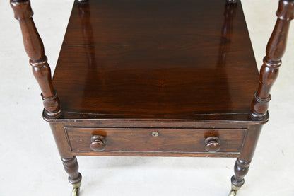 Antique Rosewood Whatnot Nightstand