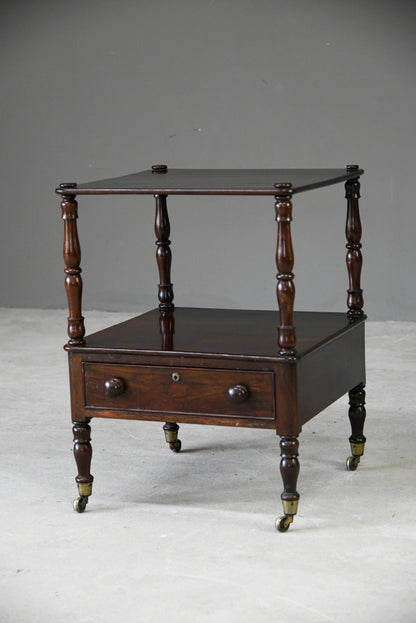 Antique Rosewood Whatnot Nightstand