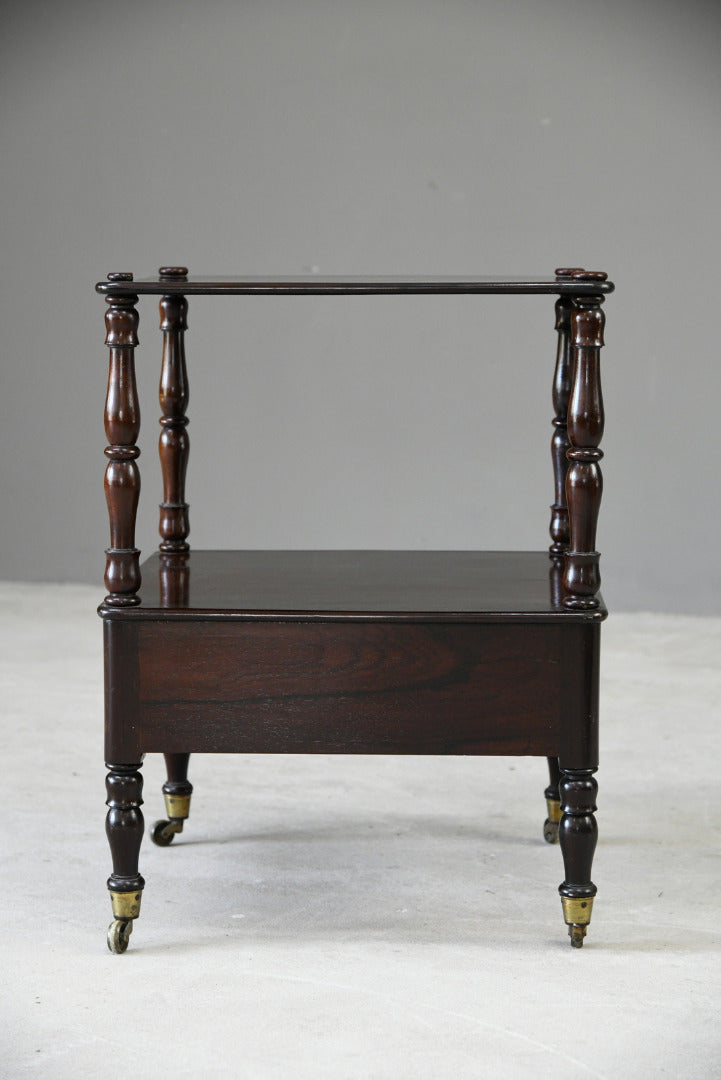 Antique Rosewood Whatnot Nightstand